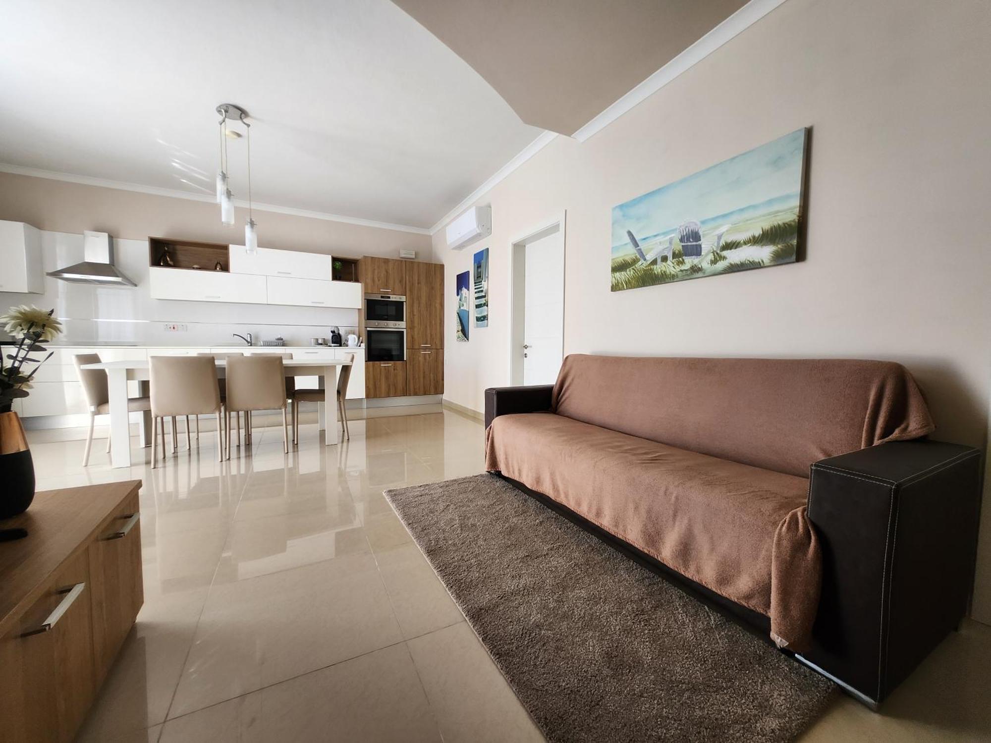 Riviera Holiday Apartments - Seafront - Wifi Марсаскала Экстерьер фото